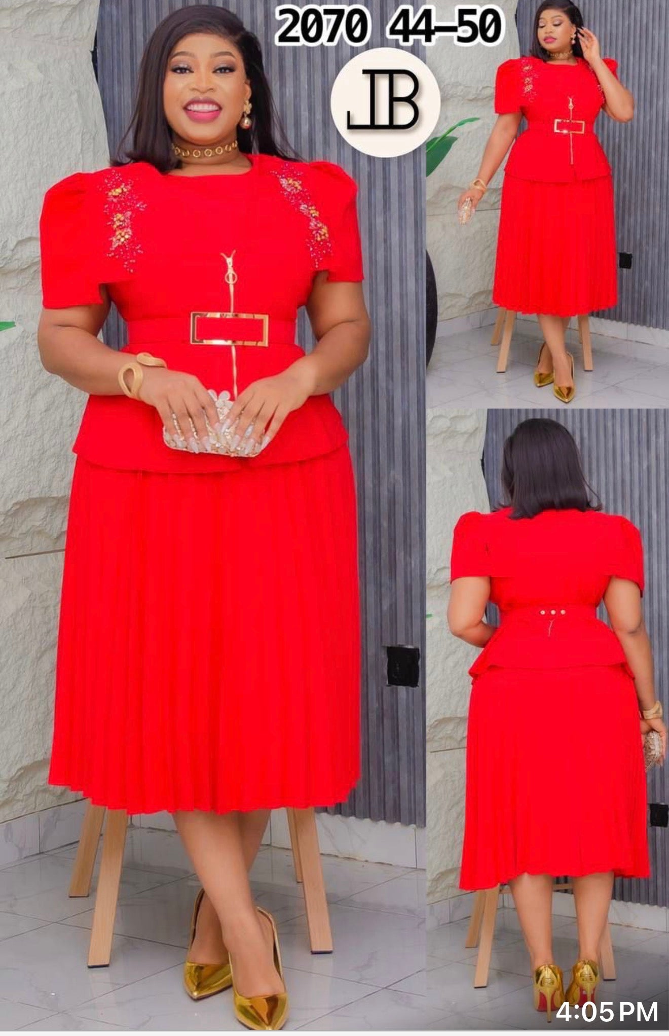 ✨ Royal Elegance Pleated Dress Collection ✨
