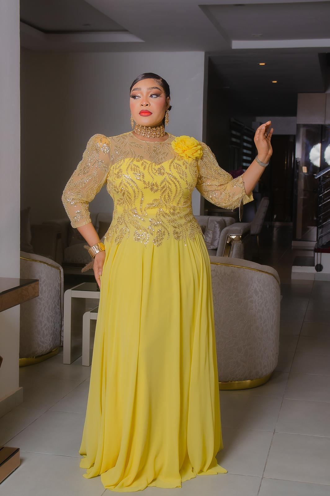 Royal Blossom Sequin Maxi Gown – Elegant Evening & Formal Dress