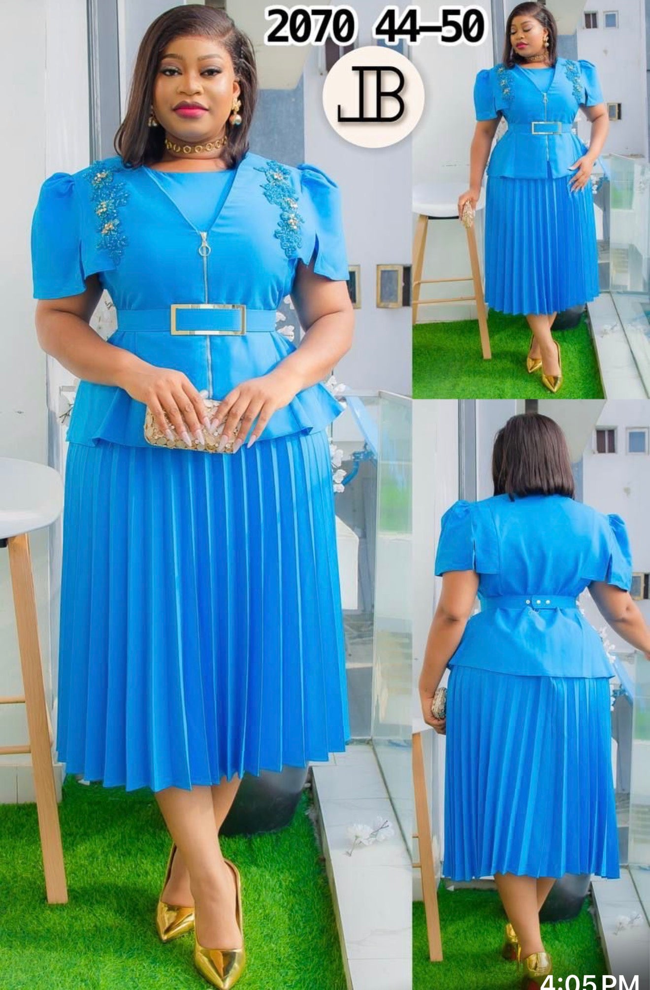 ✨ Royal Elegance Pleated Dress Collection ✨
